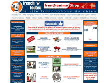 Tablet Screenshot of frenchtoutou.com