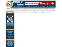 Tablet Screenshot of banniere.frenchtoutou.com